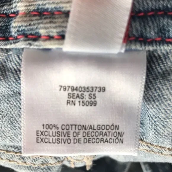 Cute cropped floral Bongo jeans size 13 - Picture 5 of 5